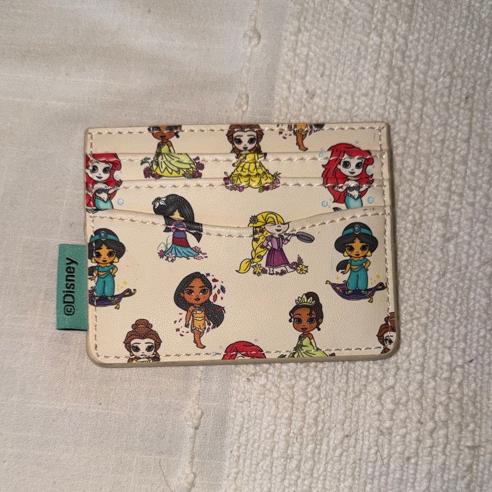 Loungelfly Disney Princess Card Holder - Cream